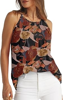 Womens Pleated Tank Tops Spaghetti Strap Camisole Halter Tops Curved Hem Fashion 2025